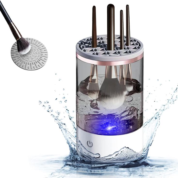 Electric Makeup Brush Cleaner Cosmetic – Brush Bliss